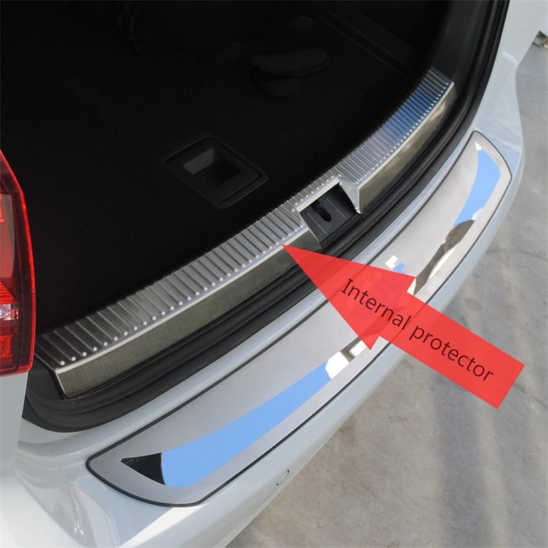Для Volkswagen VW golf 7 Mk7 защитная накладка на багажник пластина 2013 golf 7 задняя защита автомобиля аксессуары для укладки