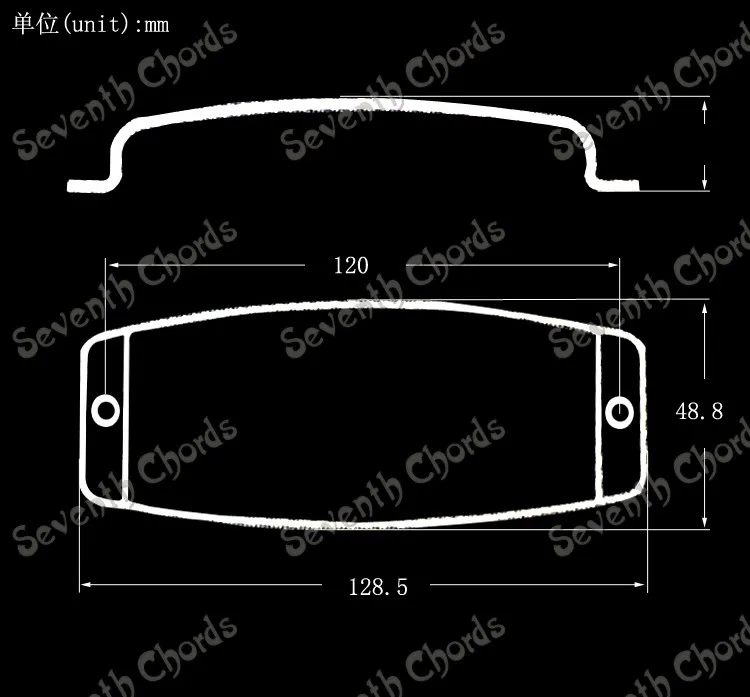 1 шт. Винтаж JB бас-гитара звукосниматель Cover Protector/хромовый и черный золотистый на