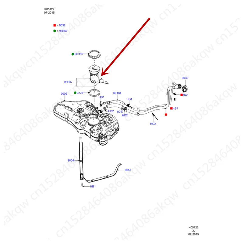 Бензиновый насос в сборе для Peugeot 2012Fo r dFo cus2015 электронный топливный