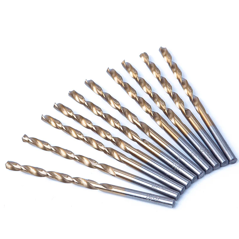 Полезное 60 шт./компл. миниатюрное спиральное сверло набор титановой пилы из