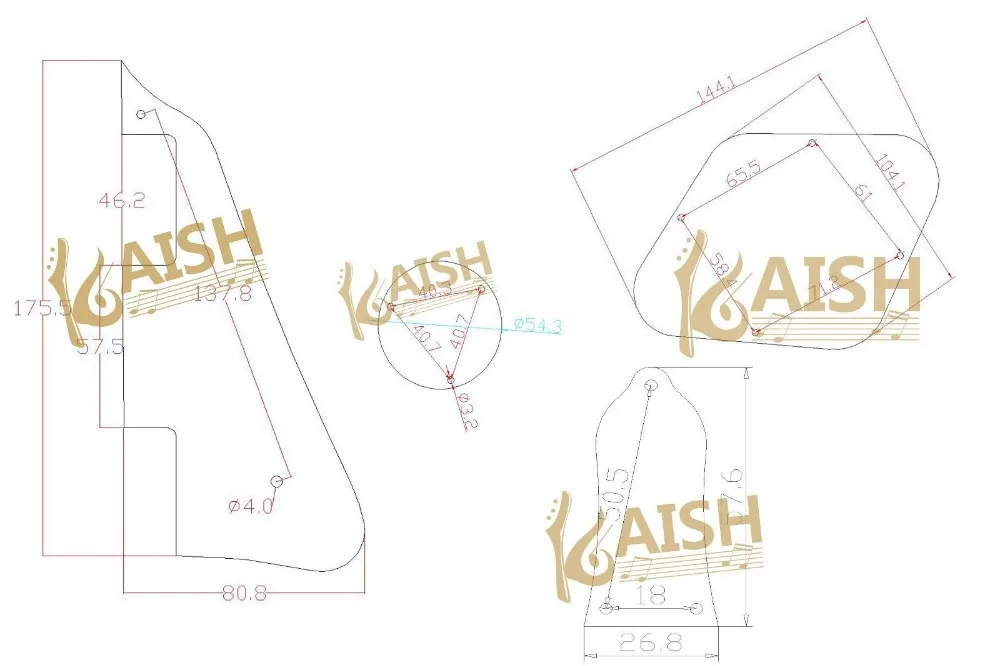 Аксессуары для защиты полости от солнца прозрачный чехол телефона Epiphone Les Paul|lp