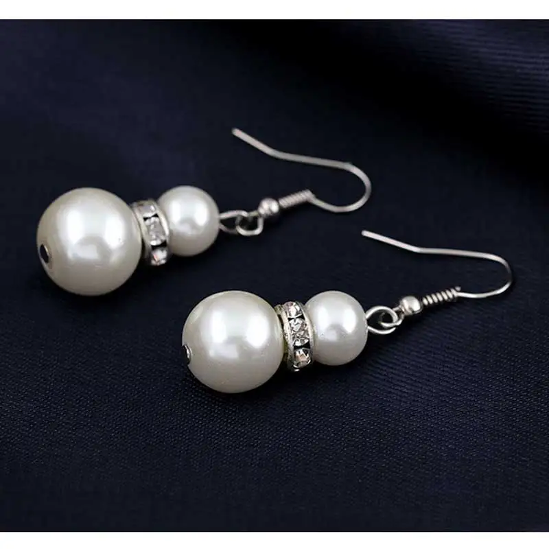 2 шт./упаковка свадебные ювелирные изделия из искусственного жемчуга | Украшения