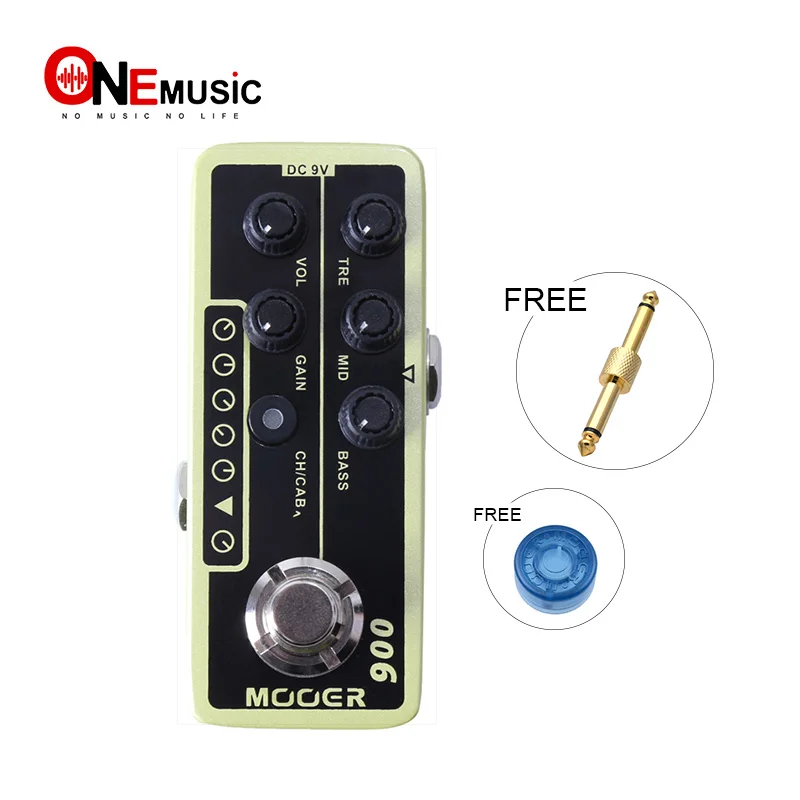 Mooer Micro Digital Preamp 006 Classic Deluxe педаль для гитары с эффектами задержки и реверберации 3