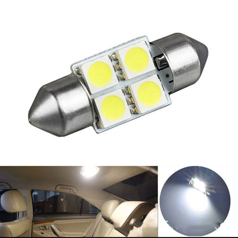 14 шт. T10 светодиодный 5050 12SMD 2538 6000 К внутреннее Светильник X ошибок интерьер