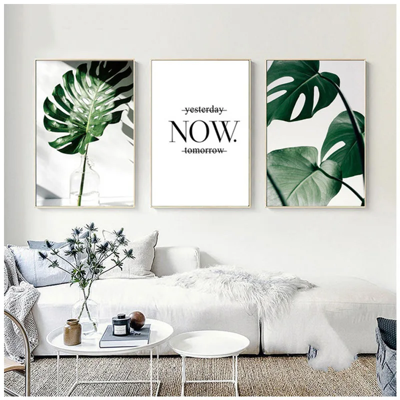 

Plant Leaf 5d Diamond embroidery Cross Stitch full square Round diamond painting 3pcs home decorations wedding decorationZP-2729