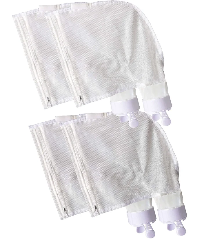 4 шт. сменные мешки на молнии для очистителя бассейна|Наборы комплектующих