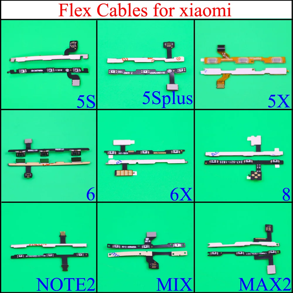 Сменный гибкий кабель для кнопки включения/выключения громкости xiaomi Mix note2 max2 5splus