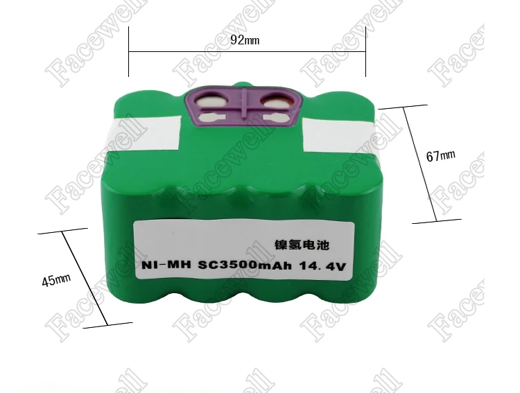 3500mah 14.4v nimh battery pack for XR210C/XR210 Sweeping robot Vacuum Cleaner 3500mAh Ni-MH rechargeable | Электроника