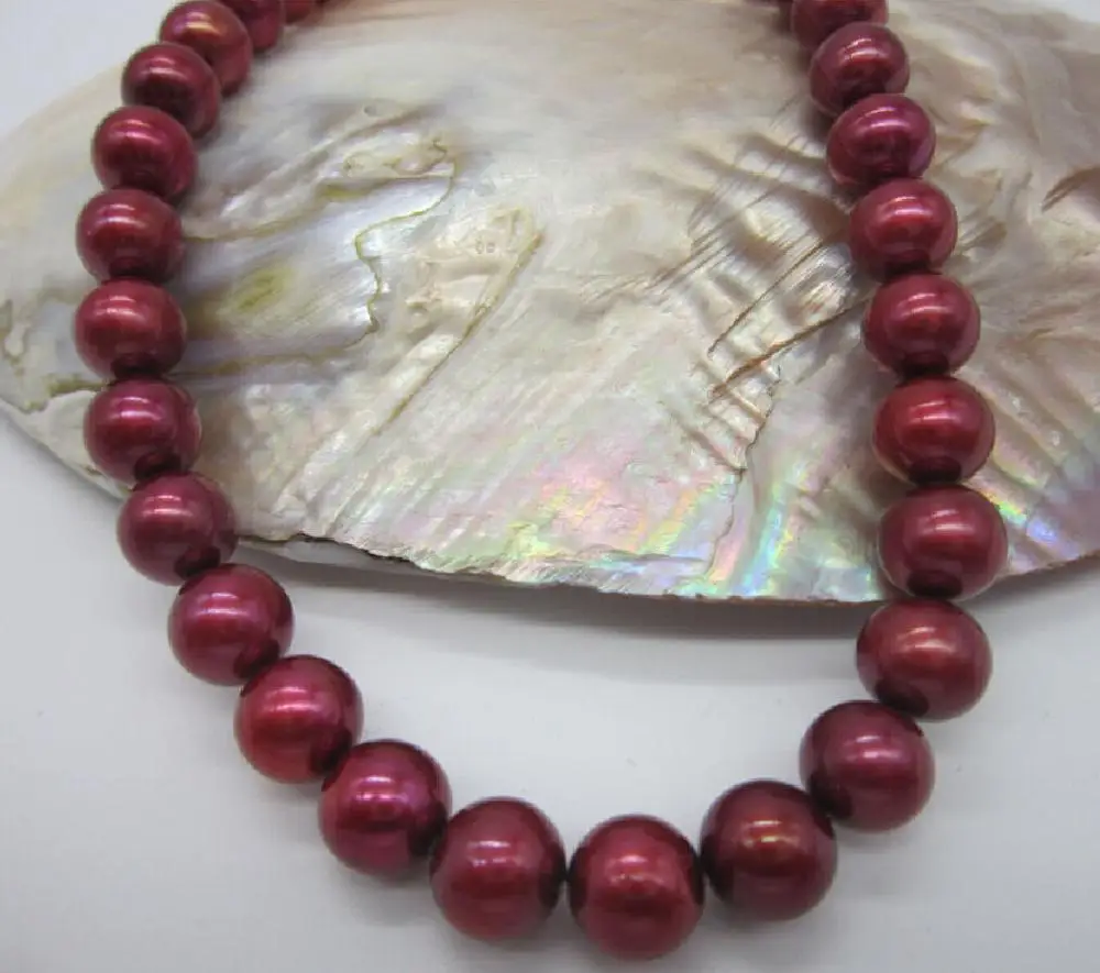 

8-9mm Australian south seas chocolate pearl necklace 18inch