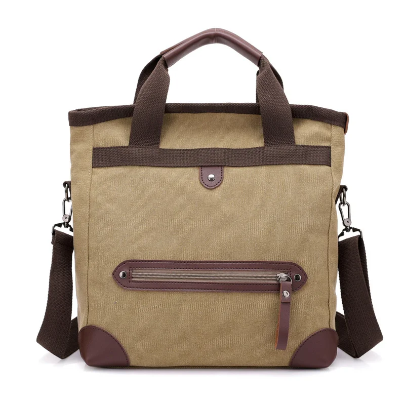 Новая мужская холщовая Повседневная Сумка многофункциональная сумка через