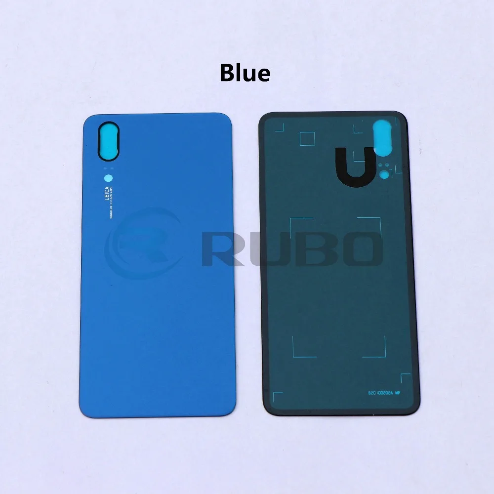 Задняя крышка для Huawei P20 задняя батарейного отсека корпус стеклянный чехол с