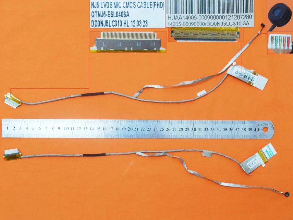 Новый кабель для ноутбука ASUS N55 N55U N55SF N55SL N55S оригинальный PN: DD0NJ5LC110 LCD