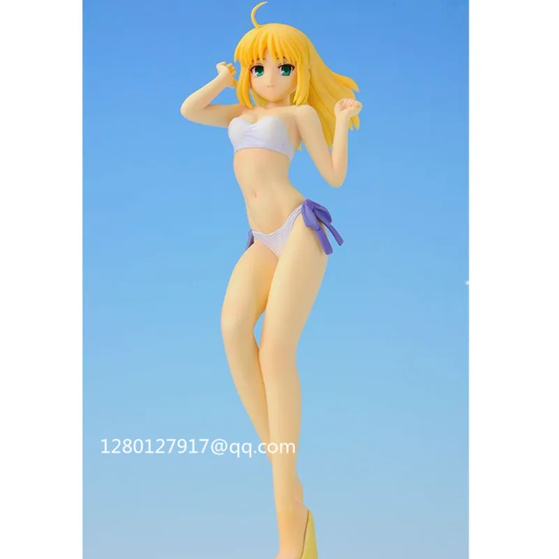 16 см Fate/Hollow Ataraxia Arturia Pendragon купальник издание 1/10 Saber PVC аниме сексуальные Фигурки