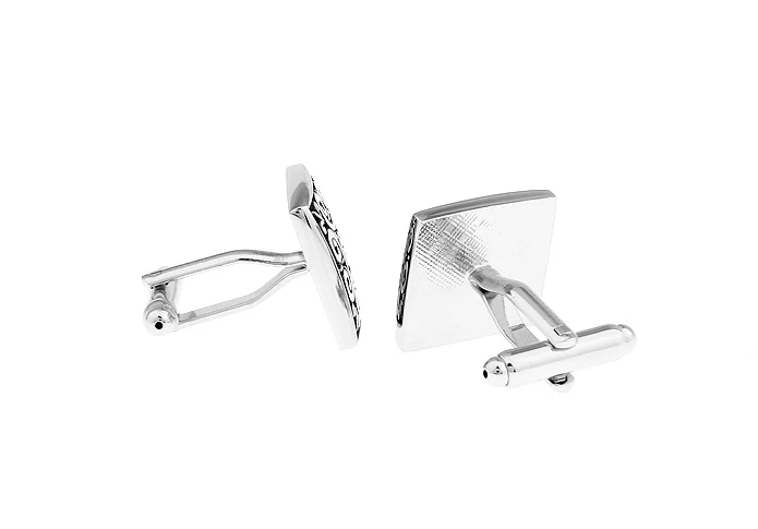 Мужские Винтажные Резные Запонки медный материал черный цвет | Украшения и