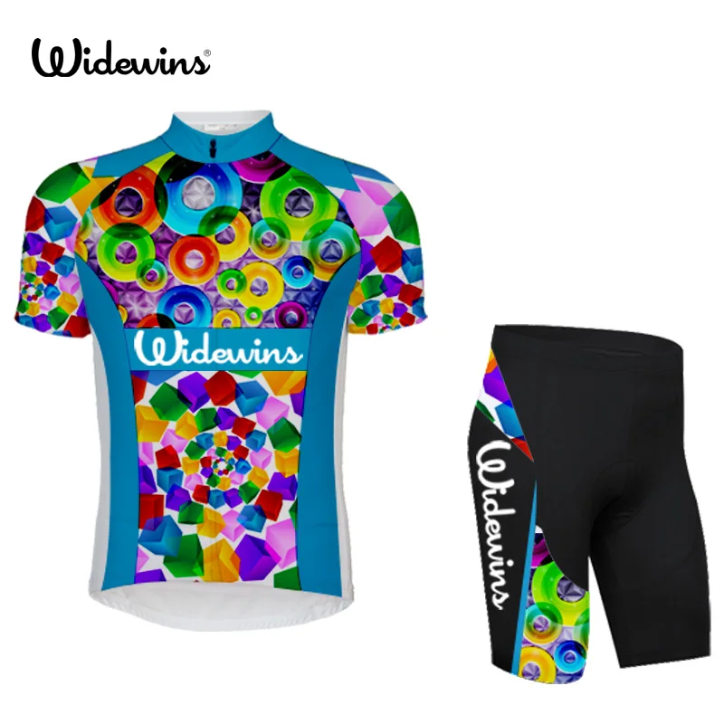 Новинка 2017 летняя мужская одежда для велоспорта widewins командная MTB/шоссейного