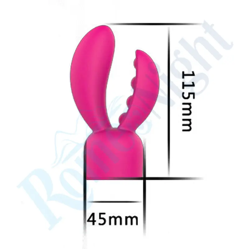 Nalone зажимы кролик волшебный прикрепляющийся жезл Силиконовый водонепроницаемый