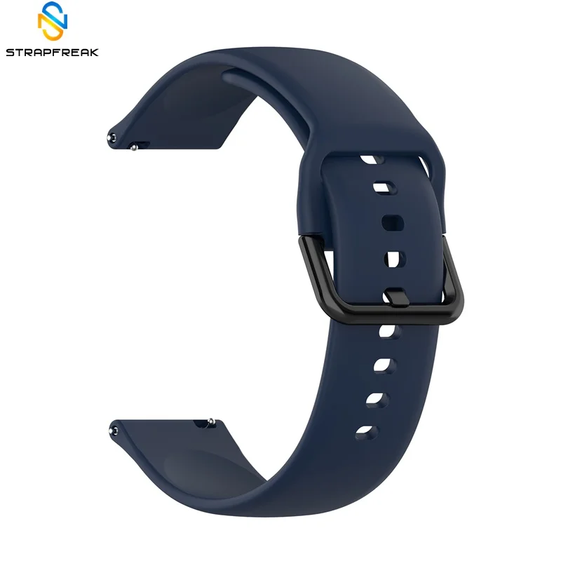 midnight blue 20 мм силиконовый ремешок для часов samsung Galaxy Watch активный ремешок для samsung gear S2 Спортивный Классический браслет черная Пряжка ремешок для часов - Цвет ремешка: midnight blue