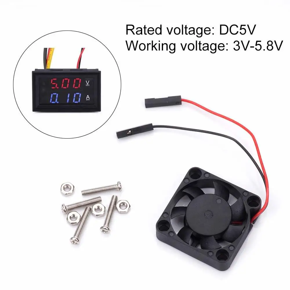 3 шт. Raspberry Pi 4 B вентилятор DC 5V/3 V Бесщеточный Охлаждающий с винтами для Модель + |