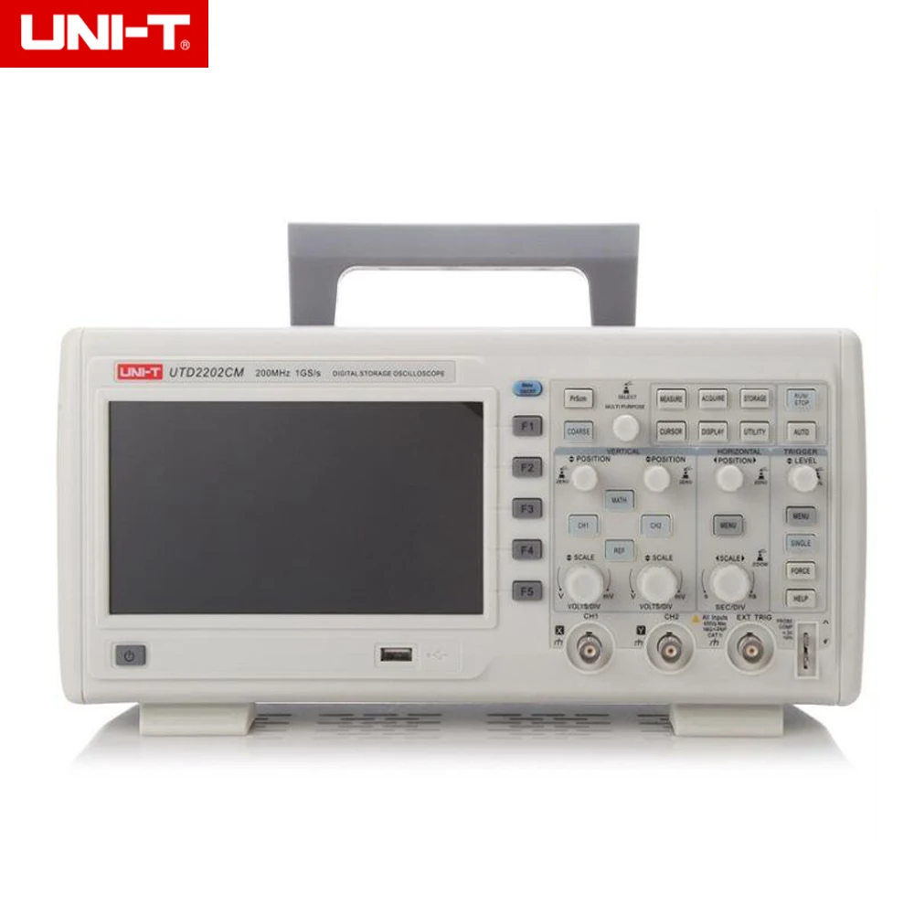 

UNI-T UTD2202CM 200MHz 1GS/s 2 Channels Desktop Digital Oscilloscopes