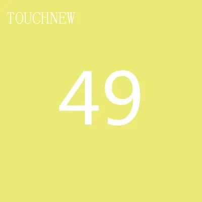 49 TOUCHNEW на заказ, одноцветные эскизные маркеры на спиртовой основе, двойная головка, кисть, маркеры, ручка для рисования, манга, товары для рукоделия, маркеры - Цвет: 49