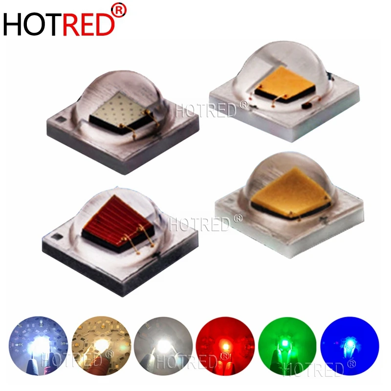 Оригинальные 10 шт. Cree 3 вт XLamp XPE2 XP E2 R3 холодный теплый белый нейтральный красный