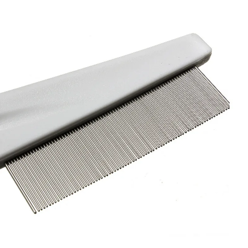 

Pet Hair Grooming Comb Flea Shedding Brush Puppy Dog Stainless Comb