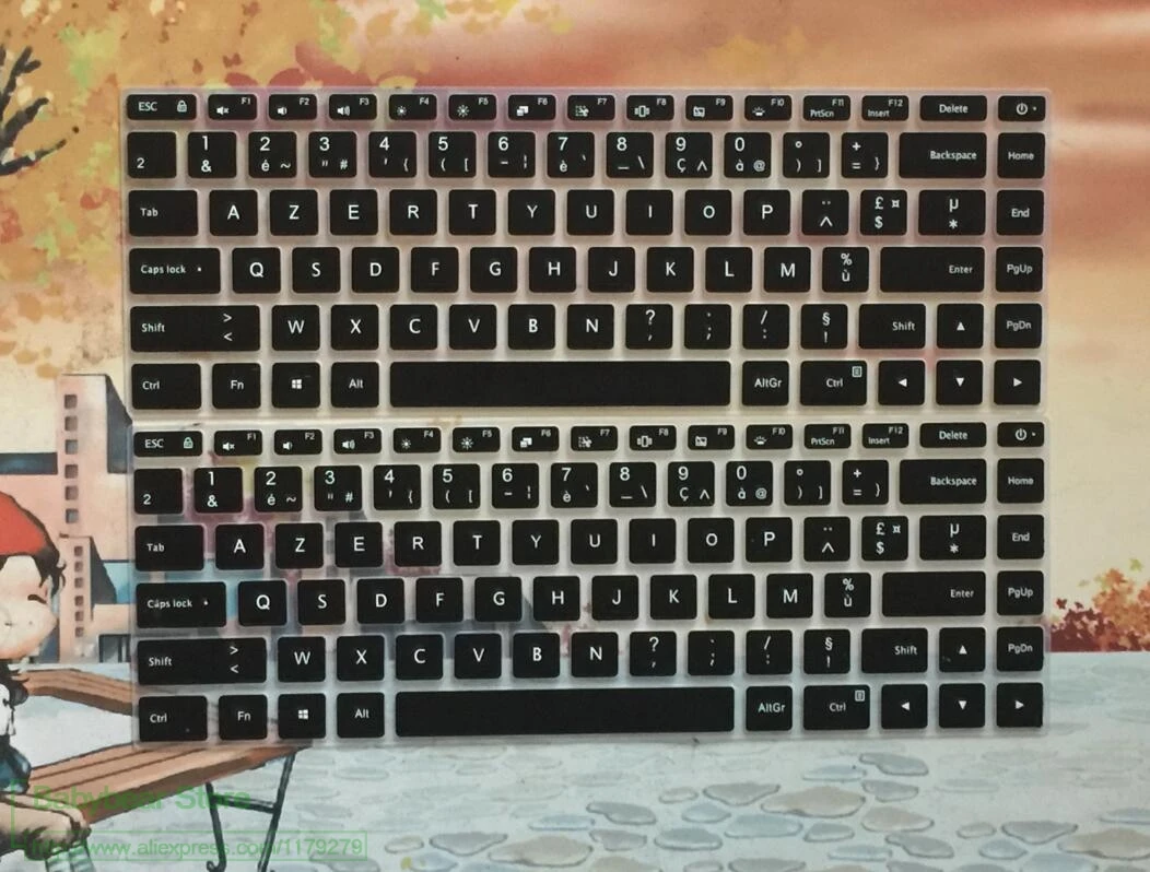Силиконовая защитная накладка на клавиатуру для Xiaomi Mi Notebook Pro 15 6 дюйма 2 шт.|Чехлы