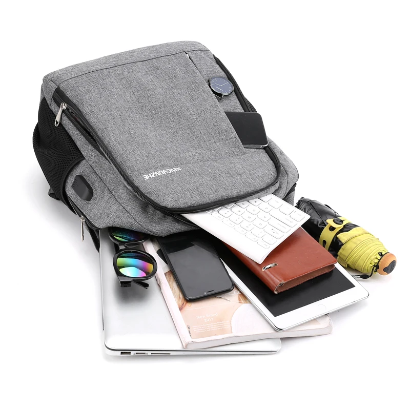 2019 Новый Для мужчин рюкзак Usb зарядка Рюкзак для отдыха дорожная Сумка вмещает