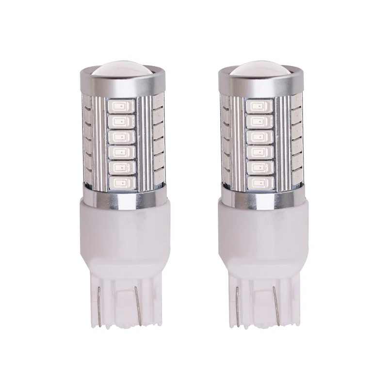 Новые 2 шт. 7443 33 SMD Автомобильные светодиодные тормозные лампы без ошибок Замена