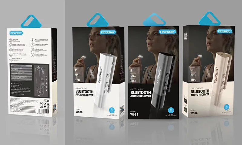 Наушники Fineblue W688 Bluetooth проводная стереогарнитура наушники вкладыши беспроводной