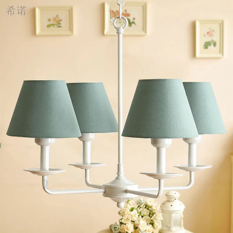 4 руки детская кровать Люстра для фойе гостиной крытый светильник Европейский