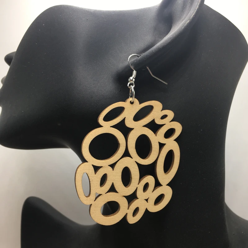 Бесплатная Доставка! Деревянные серьги в африканском стиле|wooden earrings|african wooden
