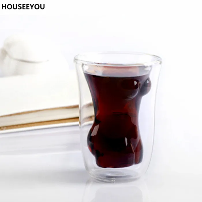 Креативная Хрустальная пикантная Женская стеклянная чашка красивая голая