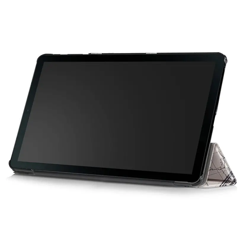 Чехол для samsung Galaxy Tab A 10,1 T510 T515 SM-T510 SM-T515, тонкий магнитный складной чехол-подставка из искусственной кожи+ подарок
