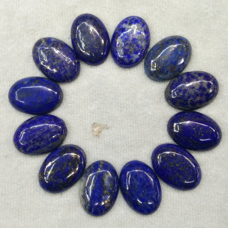 Good quality natural Lapis Lazuli Oval CAB CABOCHON stone beads for jewelry making 18x25mm wholesale 12pcs/lot free shipping