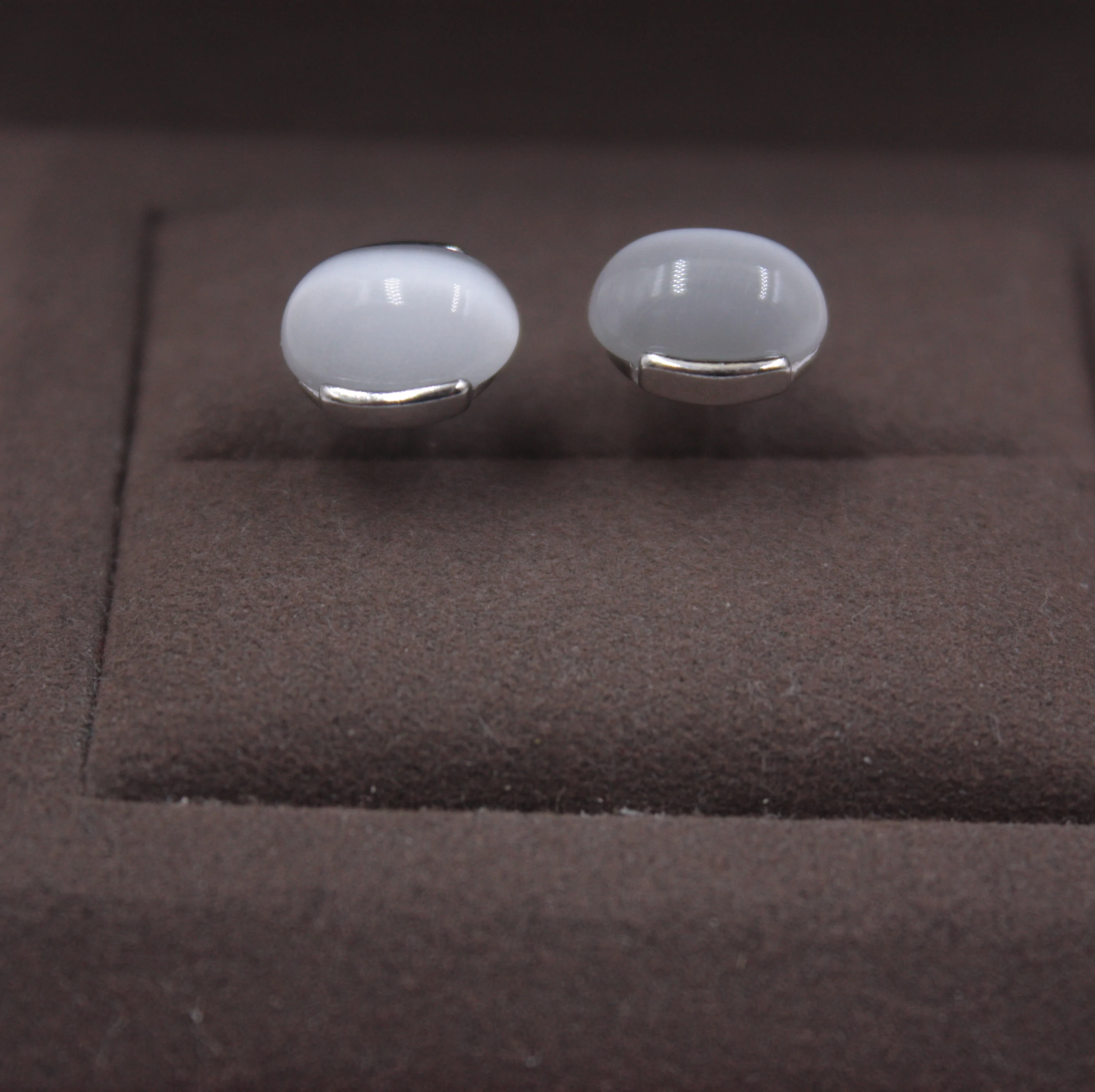 Женские кварцевые Серьги кошачий глаз круглые серьги пусеты в стиле ретро из