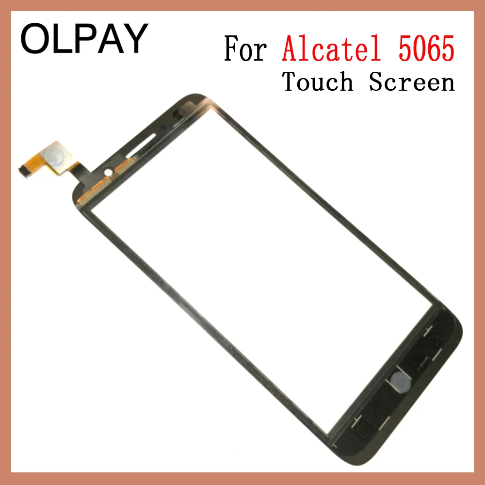 OLPAY 5,0 дюймов для Alcatel One Touch Pop 3 5065D 5065X OT5065 дигитайзер сенсорная панель стекло сенсор Бесплатный клей+ салфетки