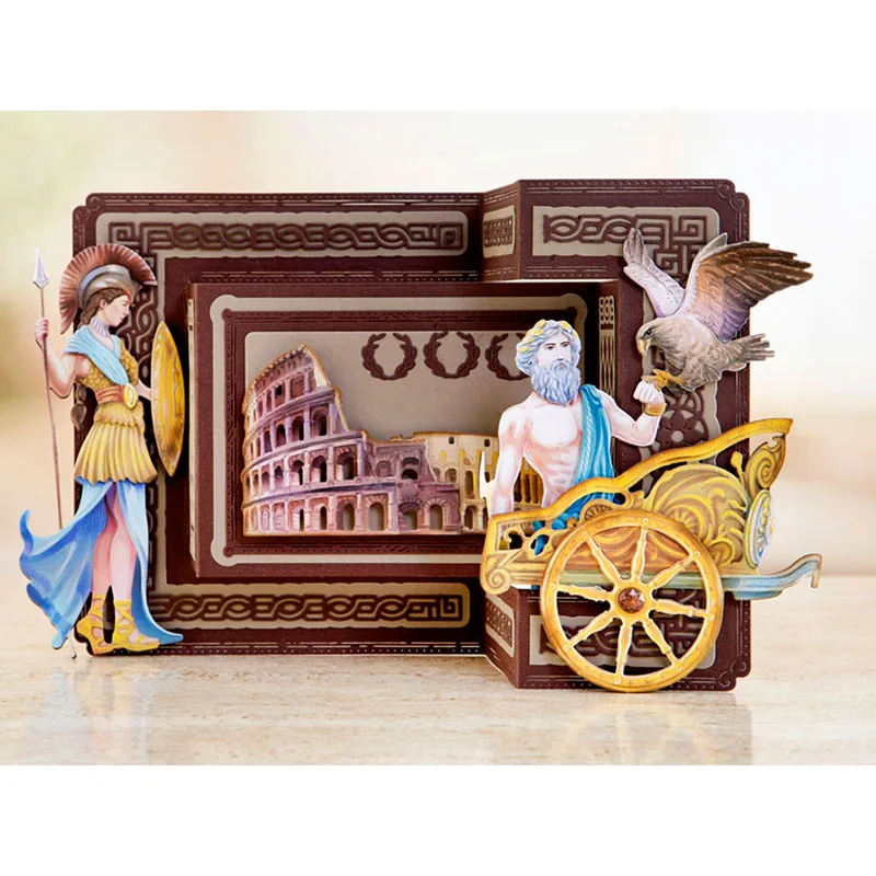 Усердно трудитесь Стройте стены металлические режущие штампы трафареты для DIY