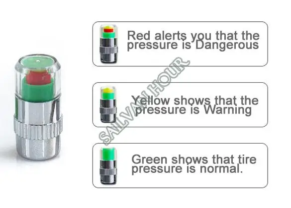 4 шт. авто давления в шинах монитор стержня клапана крышки датчика индикатор глаз