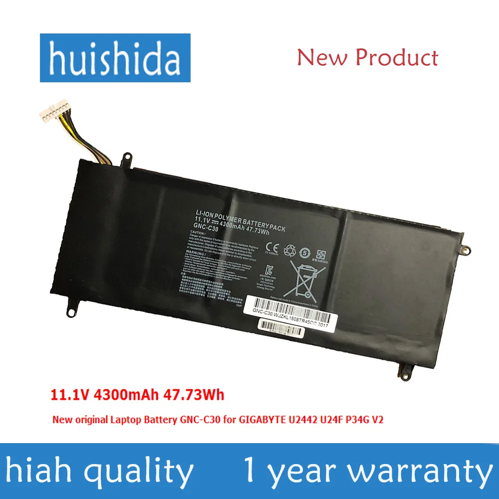 Новый оригинальный аккумулятор для ноутбука GIGABYTE U2442 U24F P34G V2 Series 11 1 В Втч |