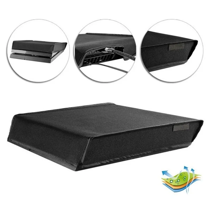 Новый черный мягкий пылезащитный чехол сумка для PS4/PS4 PRO/PS4 SLIM игровая
