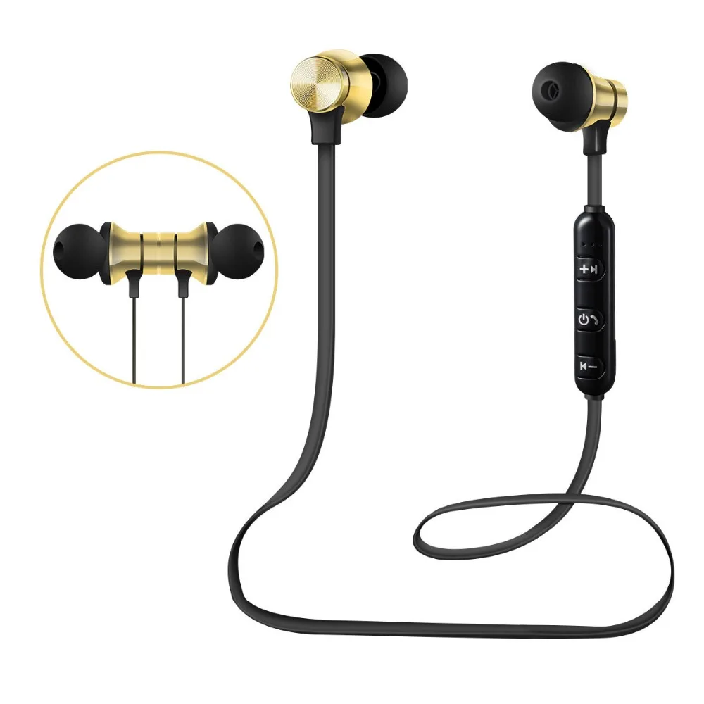 XT11 Новые беспроводные Bluetooth наушники стерео гарнитура спортивные магнитные с
