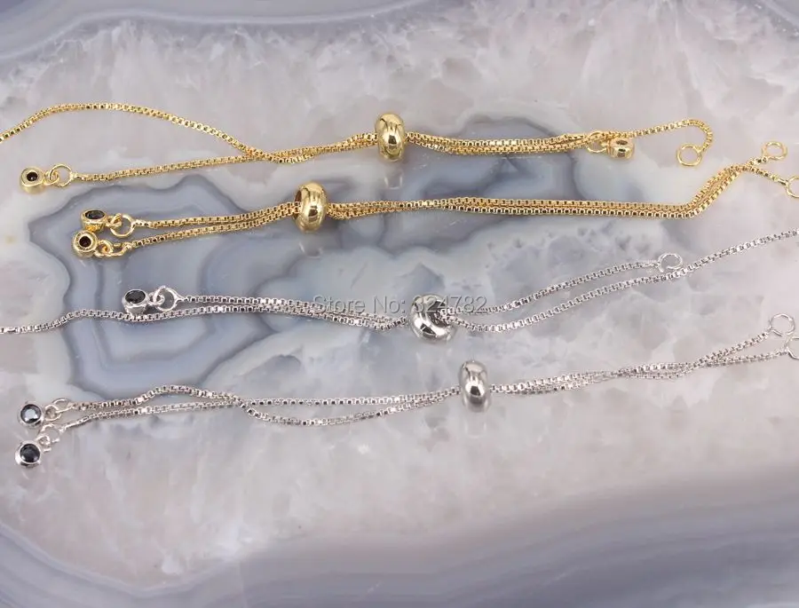 20 шт смешанных цветов Очаровательная цепочка для изготовления браслета макраме