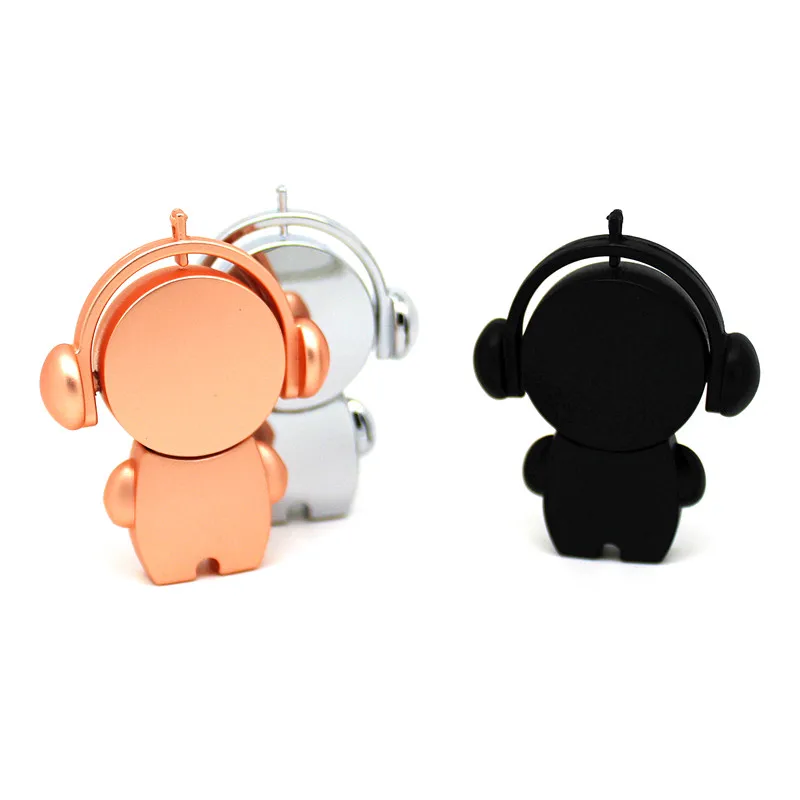Pendrive 32GB 64GB cartoon cute metal Music man USB 2.0 Flash Drive 16GB Pen Memory Stick 4GB 8GB U Disk Custom logo | Компьютеры и