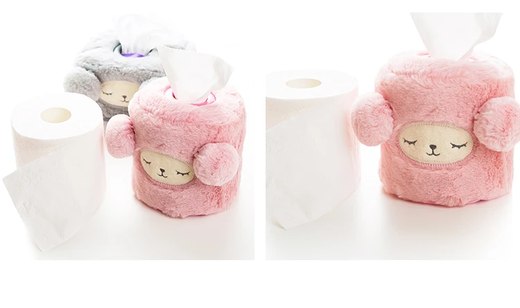 Автомобильный держатель tissue box boite a mouchor papel higienico divertido porta guardanapo Милая туалетная бумага Япония стиль плюшевые съемные