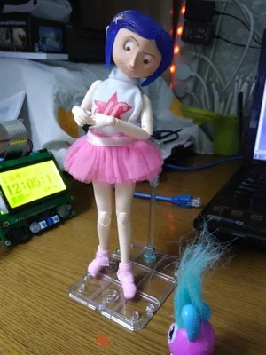 NECA детские игрушки Коралина и секретная дверь куклы, фигурка 7 дюймов плащи версия Caroline Girl Рождественский подарок