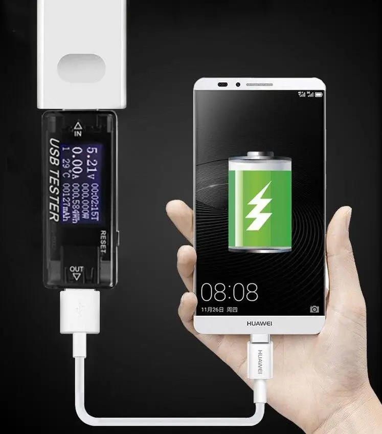 USB тестер 7 в 1 цифровой вольтметр постоянного тока амперметр измеритель