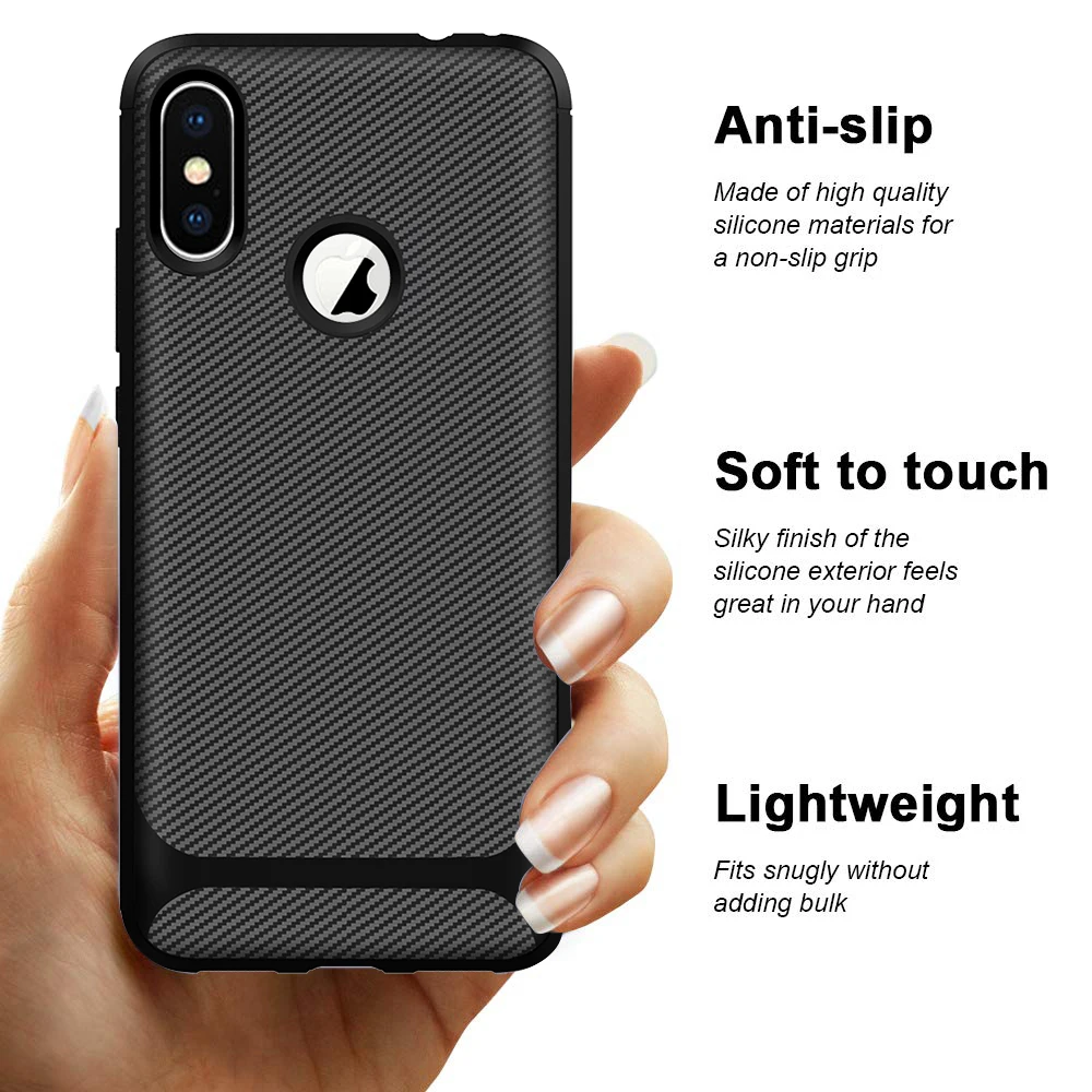 Чехол для телефона Iphone XS X 7 8 10 чехол TPU противоударный 7plus 8plus оболочка Мягкий