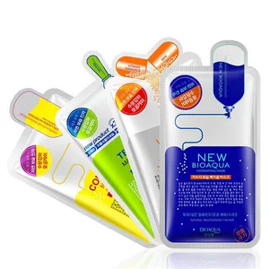 Маска для лица BIOAQUA, увлажняющая, отбеливающая, эссенция коллагена