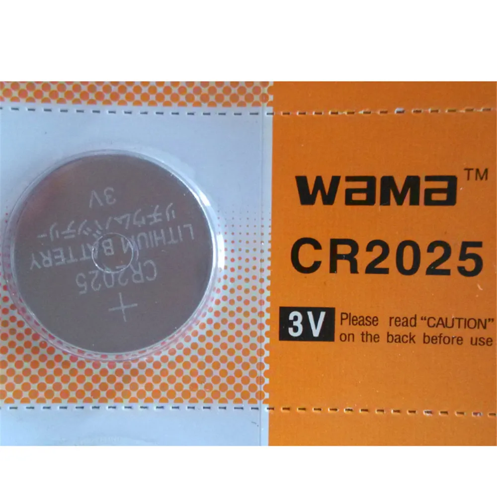 5х кнопочный элемент питания Wama CR2025 BR2025 2025 DL2025 ECR2025 KCR2025 LM2025 литиевый 3 в
